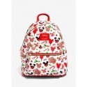 Loungefly Disney Mickey & Minnie atostogų kuprinė Loungefly Disney Mickey & Minnie atostogų kuprinė