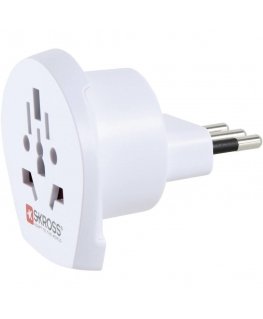Skross 1.500222-E elektripistiku adapter Tüüp I (AU) Universaalne Valge