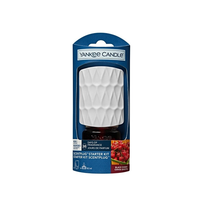 Набор аромадиффузоров Yankee Candle ScentPlug (EU вилка) – дизайн "Organic Pattern" Clean Cotton® – 2
