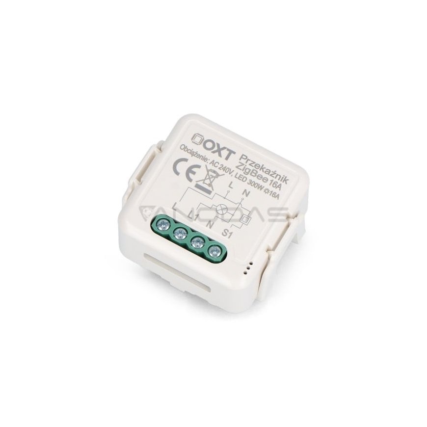 Tuya – ühe kanali mini relee 16A – ZigBee – Android/iOS rakendus OXT SWTZ20