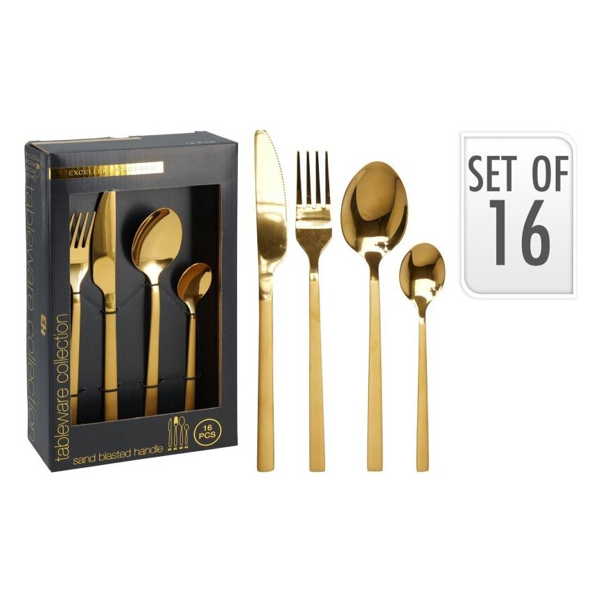 Mondex Cutlery Set 16PCS ANTIQUE GOLD – 2