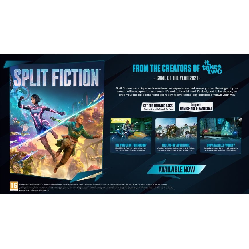 Electronic Arts Split Fiction, Nintendo Switch 2 Vakio Monikielinen – 3
