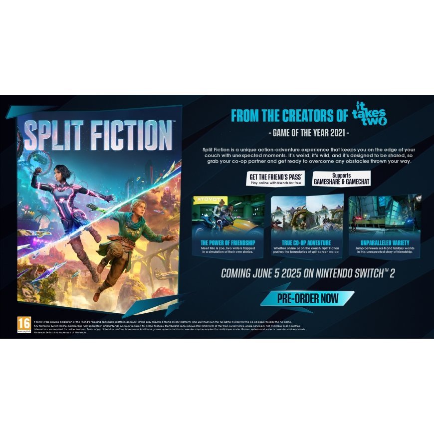 Electronic Arts Split Fiction, Nintendo Switch 2 Standard Mitmekeelne – 4