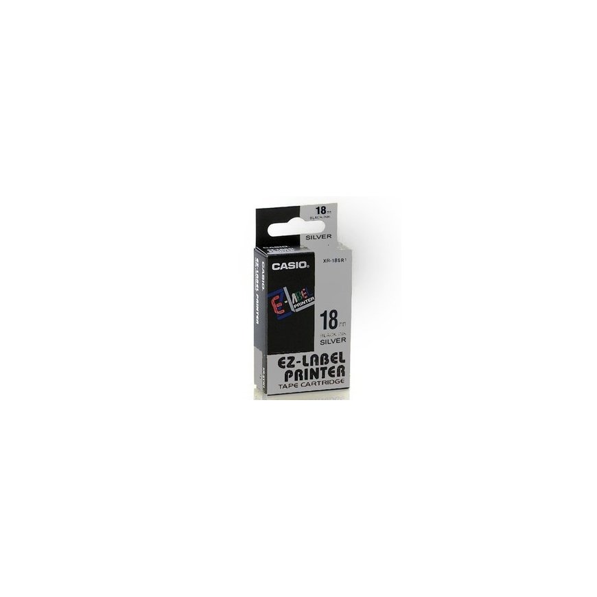 Casio XR-18SR1 markeerimisteip Must hõbedasel taustal – 2