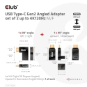 CLUB3D CAC-1528 kaabli soomuutja USB C CLUB3D CAC-1528 kaabli soomuutja USB C