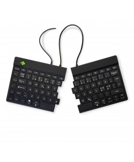 R-Go Tools Ergonomic keyboard R-Go Split Break v2 with break software, ergonomic split keyboard, QWE