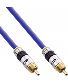 InLine 89810P komposiitvideo kaabel 10 m RCA Sinine
