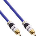 InLine 89810P kompozitinis garso kabelis 10 m RCA Mėlyna InLine 89810P kompozitinis garso kabelis 10 m RCA Mėlyna
