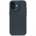 Decoded Leather Backcover MagSafe case for iPhone 17 - navy blue
