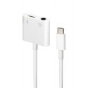 Gembird GMB Audio A-CM-3.5FP-01 kabeļu spraudņu pāreja 4-pins 3.5 mm, USB Type-C USB type-C Balts Gembird GMB Audio A-CM-3.5FP-01 kabeļu spraudņu pāreja 4-pins 3.5 mm, USB Type-C USB type-C Balts