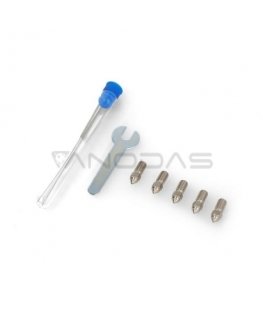 0.4 mm / 0.6 mm / 0.8 mm nozzle set for Elegoo Neptune 4/4 Pro 3D printers - hardened