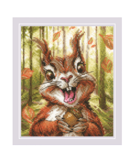 Uab Riolis ristipistoinnin tarvikkeet. „Nutty Delight“ 15x18 cm SR2302
