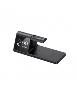 Havit W3042 3 in 1 Wireless Charging Station Mobilusis telefonas, Išmanusis telefonas Juoda USB Belaidis įkrovimas Automatinis