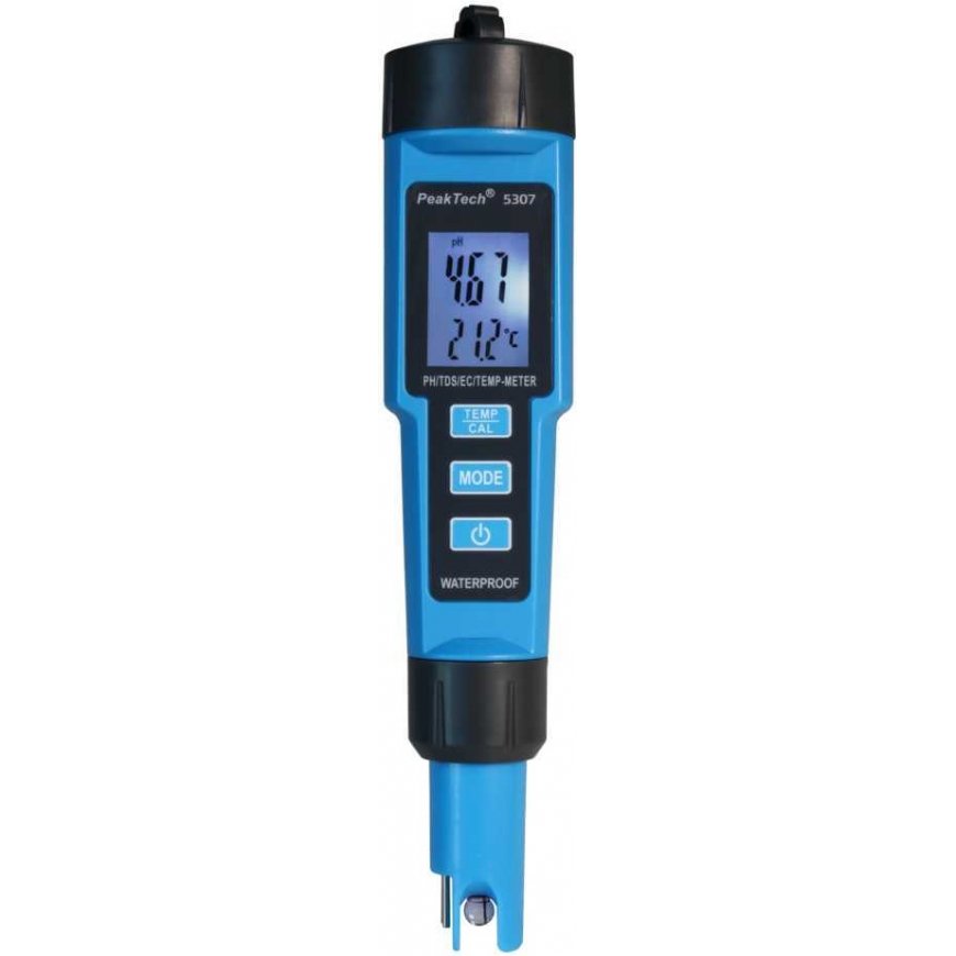 PH / EC / TDS / TEMP pH-mittari PeakTech 5307