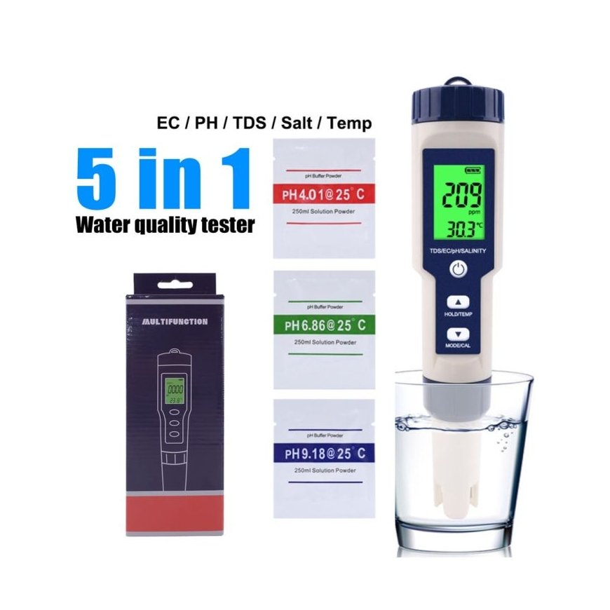 PH / EC / TDS / TEMP pH Meter PeakTech 5307 – 2