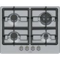 Bosch Serie 4 PGH6B5K90 viryklė Nerūdijančiojo plieno Įmontuoti 60 cm Dujinė 4 zone(s)