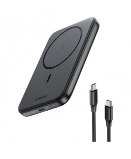 Ugreen 25207 akupank 5000 mAh Traadita laadimine Must