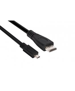 CLUB3D Micro HDMI™ to HDMI™ 2.0 4K60Hz Cable 1M / 3.28Ft