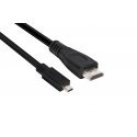CLUB3D Micro HDMI™ to HDMI™ 2.0 4K60Hz Cable 1M / 3.28Ft CLUB3D Micro HDMI™ to HDMI™ 2.0 4K60Hz Cable 1M / 3.28Ft