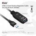 CLUB3D CAC-1404 USB-kaabel USB 3.2 Gen 1 (3.1 Gen 1) 5 m USB A Must CLUB3D CAC-1404 USB-kaabel USB 3.2 Gen 1 (3.1 Gen 1) 5 m USB A Must