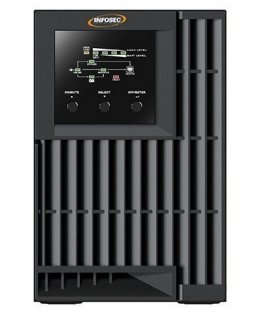 Infosec E4 Value 1000 puhvertoiteallikas (UPS) Online UPS 1 kVA 3 vahelduvvoolu kontakt