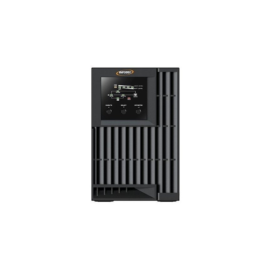 Infosec E4 Value 1000 uninterruptible power supply (UPS) Double-conversion (Online) 1 kVA 3 AC outle