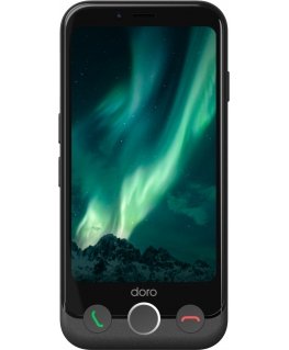 Doro Aurora 11 11,4 cm (4.5") Kaksois-SIM Android 14 4G USB Type-C 4 GB 64 GB 3000 mAh Grafiitti
