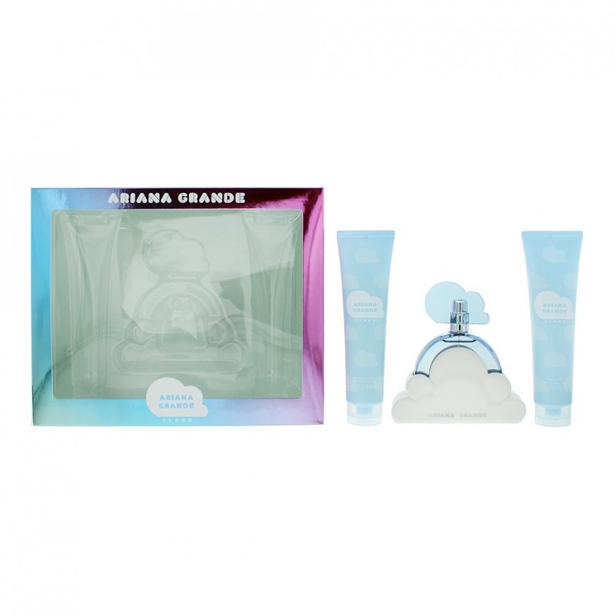 Ariana Grande: Cloud, Eau De Parfum, Moterims, 100 ml + Cloud, Drėkinantis kūno losjonas, 100 ml + Cloud, Kūno prausiklis, 100 m – 2