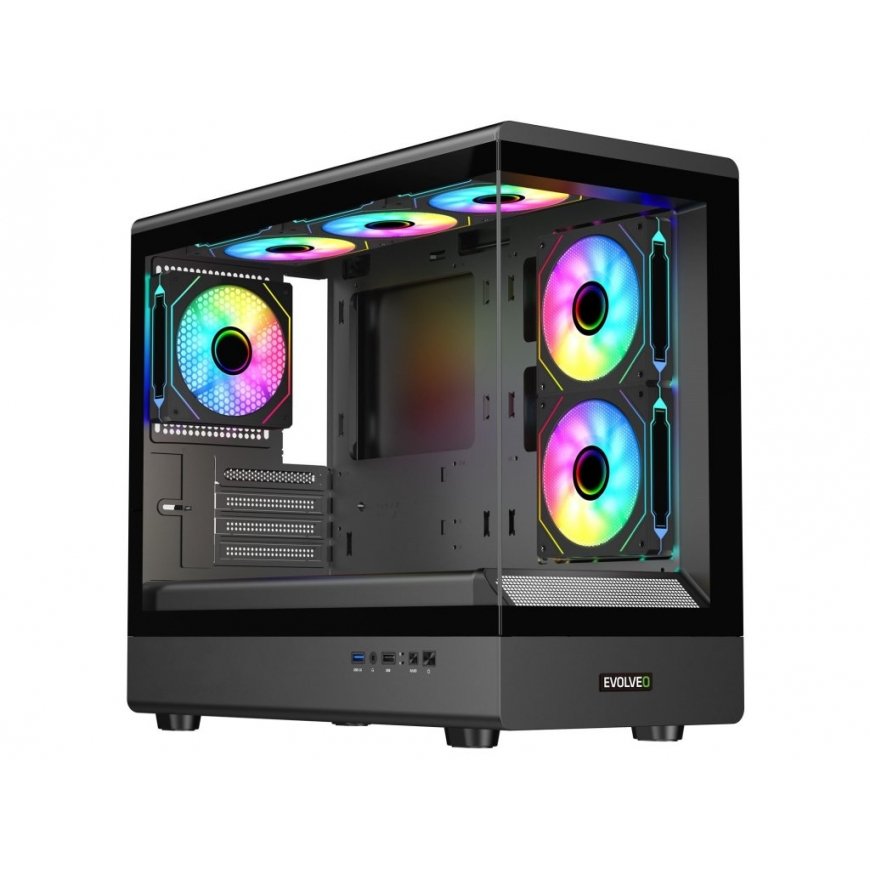 EVOLVEO Ursus, mATX korpuss, 6x ARGB