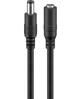 Goobay DC Extension Cable (5,5x2,1mm)10 m, Black