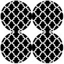 Bertoni 4D Round Table Mats Set - MAROCO NIGHT Bertoni 4D Round Table Mats Set - MAROCO NIGHT
