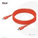 CLUB3D CAC-1573 USB kabelis USB4 Gen 2x2 2 m USB C Raudona