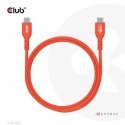 CLUB3D CAC-1573 USB-kaapeli USB4 Gen 2x2 2 m USB C Punainen