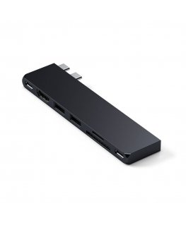 Satechi ST-HUCPHSD dokstacija Dok-ligzda USB 3.2 Gen 2 (3.1 Gen 2) Type-C Melns
