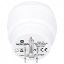 Skross Europe to USA power plug adapter Type B Type C (Europlug) White Skross Europe to USA power plug adapter Type B Type C (Europlug) White