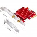 Cudy WE3000S сетевая карта Внутренний WLAN / Bluetooth 2400 Мбит/с Cudy WE3000S сетевая карта Внутренний WLAN / Bluetooth 2400 Мбит/с