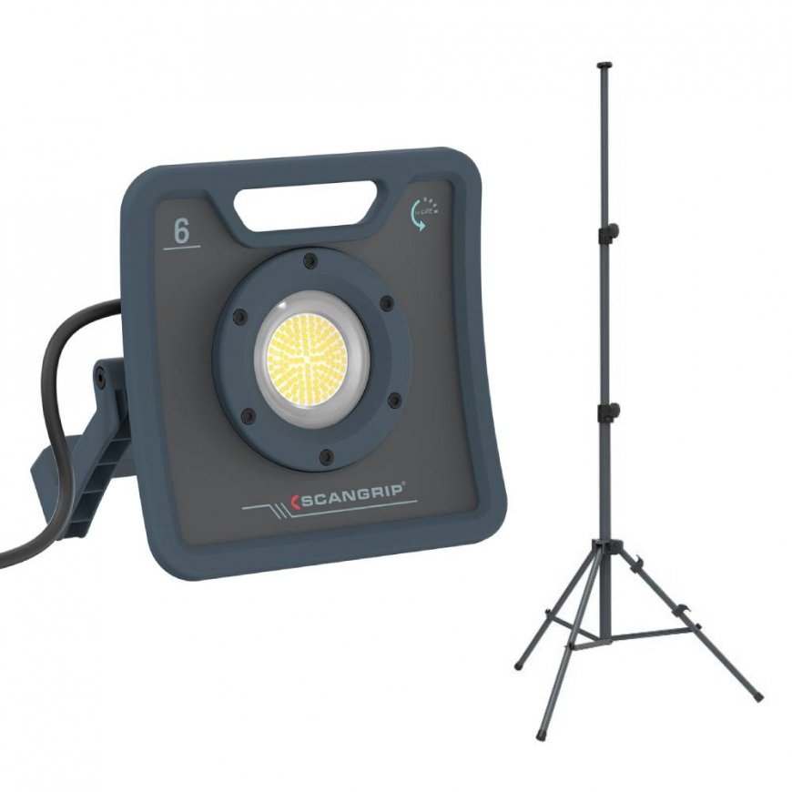 Darba lampa MULTI-LED, 4000 lumeni, 29W, NOVA 4, SCANGRIP 03.6202 +statīvs 2m 03.5685 [49.0594] – 2