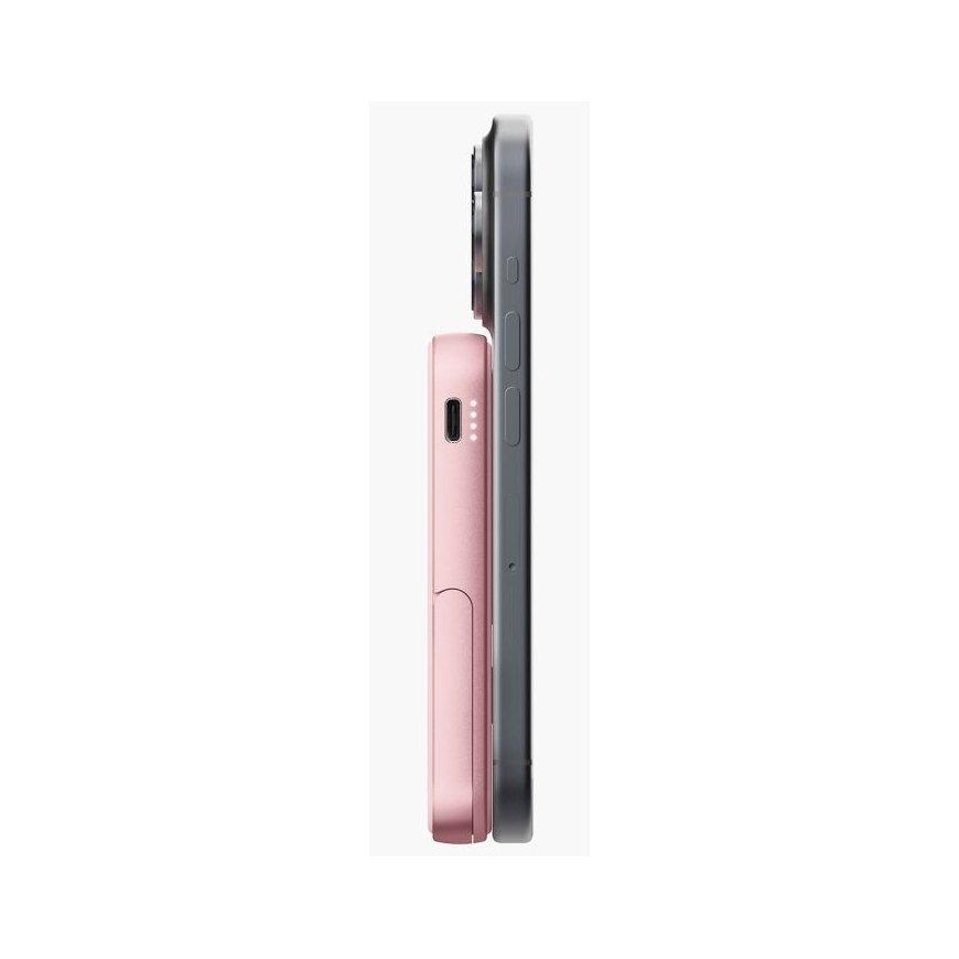 Fresh 'n Rebel 228297 power bank Lithium Polymer (LiPo) 5000 mAh Wireless charging Pink – 5