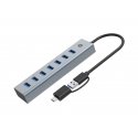 Conceptronic HUBBIES21GP jaotur USB 3.2 Gen 1 (3.1 Gen 1) Type-A 5000 Mbit/s Hall