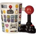 Puckator Game Over Joystick Pixel Shaped Handle Mug