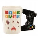 Puckator Game Over Joystick Pixel Shaped Handle Mug