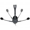 Logitech 981-000593 kuulokkeet ja kuulokemikrofoni Langallinen Pääpanta Toimisto/puhelukeskus musta Logitech 981-000593 kuulokkeet ja kuulokemikrofoni Langallinen Pääpanta Toimisto/puhelukeskus musta