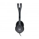 Logitech 981-000593 austiņas un brīvroku komplekts Vadu Birojs / zvanu centrs Melns Logitech 981-000593 austiņas un brīvroku komplekts Vadu Birojs / zvanu centrs Melns