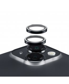 PanzerGlass ® Hoops® Camera Lens Protector Black iPhone 15 | 15 Plus Kirkas näytönsuoja Apple 1 kpl
