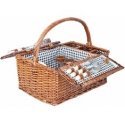 Home4You Picnic Basket for 4 People, 47x31xH23/28/38cm Home4You Picnic Basket for 4 People, 47x31xH23/28/38cm