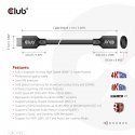 CLUB3D CAC-1322 HDMI кабель 1 m HDMI Тип A (Стандарт) Черный CLUB3D CAC-1322 HDMI кабель 1 m HDMI Тип A (Стандарт) Черный