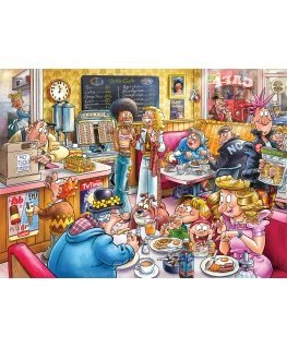 Wasgij Destiny 27 - Café to Latte! (1000 pieces)