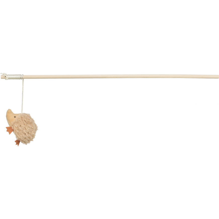 Rotaļlieta kaķiem - Trixie Xmas playing rod, hedgehog, wood, 48