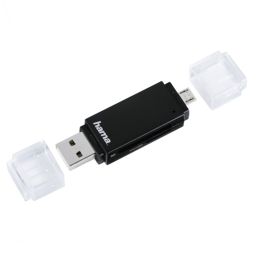 Hama Basic кардридер USB 2.0/Micro-USB Черный – 2