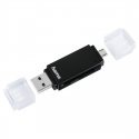 Hama Basic kortinlukija USB 2.0/Micro-USB musta Hama Basic kortinlukija USB 2.0/Micro-USB musta